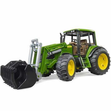 Машинка іграшкова. Трактор John Deere 6920 з переднім навантажувачем 02052 фото