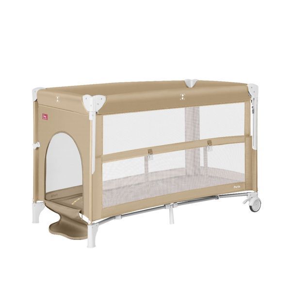 Манеж CARRELLO Porta CRL-18103 Sand Beige з двома рівнями CRL-18103 Sand Beige фото