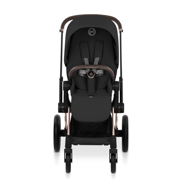 Коляска 2в1 Cybex Priam 2 в 1 RG Sepia Black на шасі Rosegold 526000001 фото
