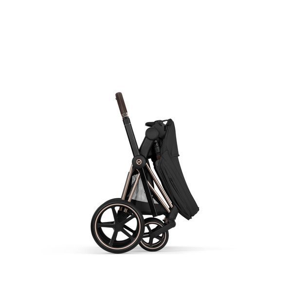 Коляска 2в1 Cybex Priam 2 в 1 RG Sepia Black на шасі Rosegold 526000001 фото