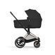 Коляска 2в1 Cybex Priam 2 в 1 RG Sepia Black на шасі Rosegold 526000001 фото 3