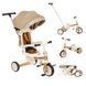 Велосипед триколісний TILLY SNAP T-391 БЕЖЕВИЙ T-391 Beige фото