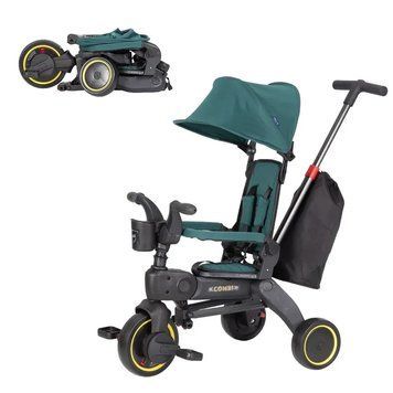 Велосипед триколісний TILLY COMBI T-392 GREEN T-392 GREEN фото