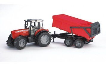 Іграшка - трактор Massey Ferguson 7480 з причіпом, М1:16 02045 фото