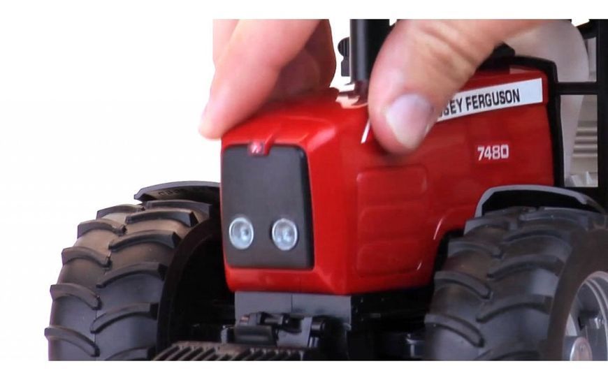 Іграшка - трактор Massey Ferguson 7480 з причіпом, М1:16 02045 фото